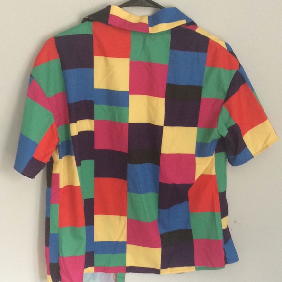 Color block button up - Picture 4 of 4